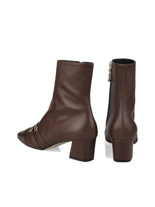 Mell Booties - Brown