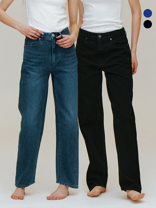 Mid-rise Loose Fit Jeans