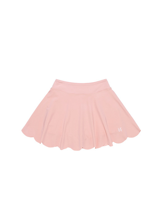 LOVEFORTY WAVE TENNIS SKIRT PINK