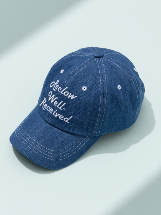 RECLOW WELL RWL BALL CAP BLUE DENIM