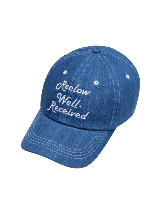 RECLOW WELL RWL BALL CAP BLUE DENIM