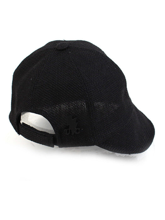 Linen Backopen Black Wire Bucket Hat 린넨버킷햇