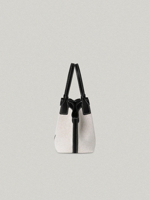 [단독]MINI SHELL BAG [BLACK - CANVAS]