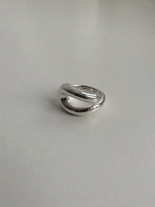 [925silver] U turn ring