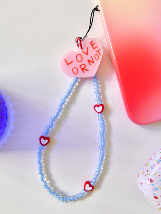 Pink Love-Sky Beads Strap