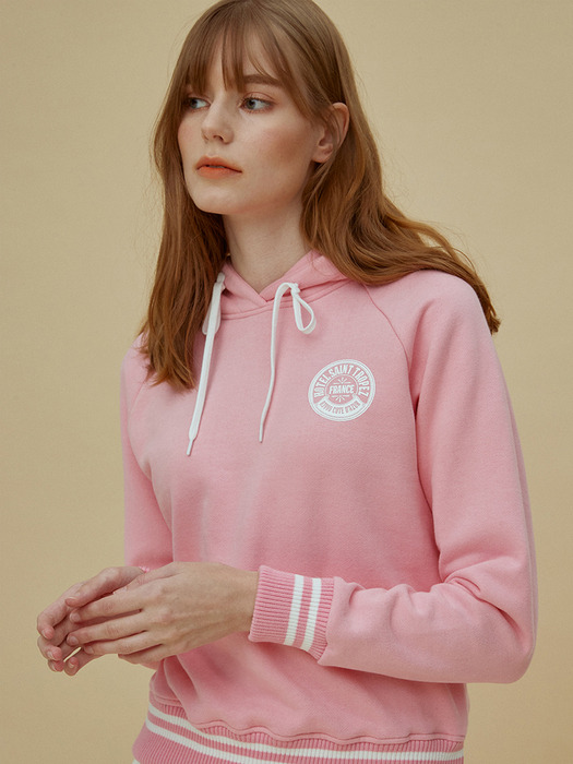 PINK HOODIE SWEATSHIRT