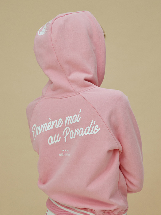 PINK HOODIE SWEATSHIRT