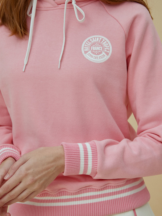 PINK HOODIE SWEATSHIRT