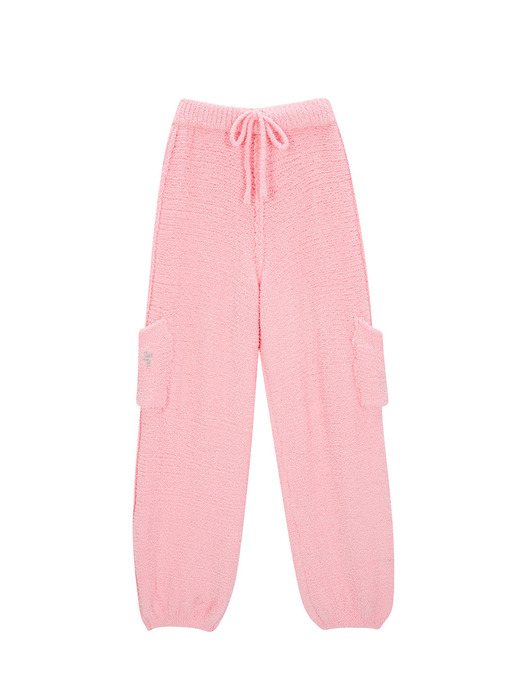 Wide Cargo Jogger Pants_pink