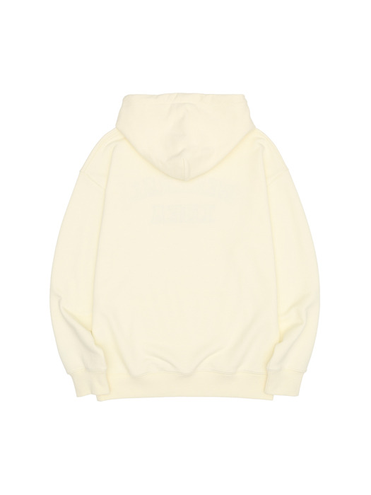 UNISEX 베이직 로고 후드 티셔츠 [CREAM] / SBC3U02008