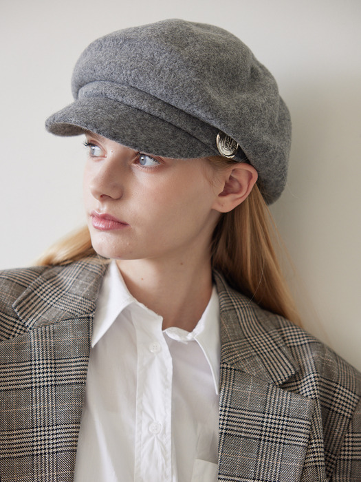 Seal Stamp Newsboy Cap (4 Colors)