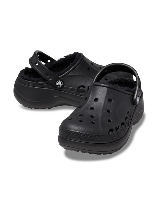 [Unisex] 여성 BAYA PLATFORM LINED CLOG BLACK (23FWCL208708)