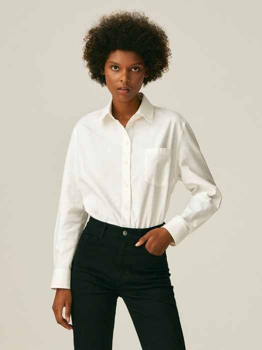OXFORD CLASSIC FIT SHIRT_WHITE