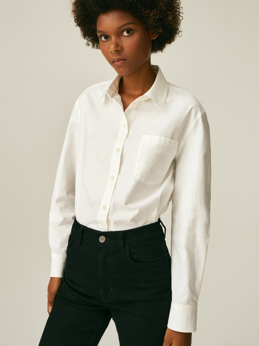 OXFORD CLASSIC FIT SHIRT_WHITE