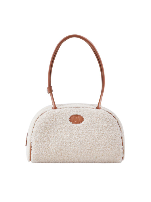 [EXCLUSIVE] Avam shearling tote bag - BEIGE