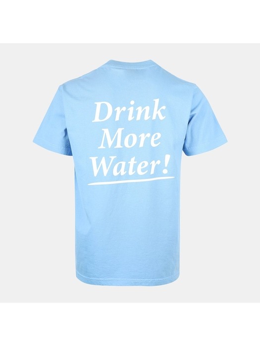 스포티앤리치 DRINK MORE WATER 티셔츠 블루 TS472PW