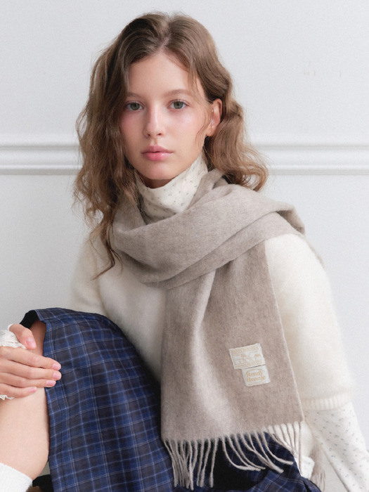 [코코넛 컬러 단독]PREMIUM PURE WOOL 100 MUFFLER - 19 Colors