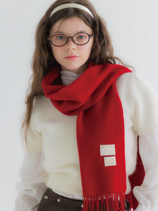 [코코넛 컬러 단독]PREMIUM PURE WOOL 100 MUFFLER - 19 Colors