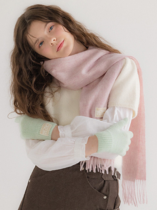 [코코넛 컬러 단독]PREMIUM PURE WOOL 100 MUFFLER - 19 Colors