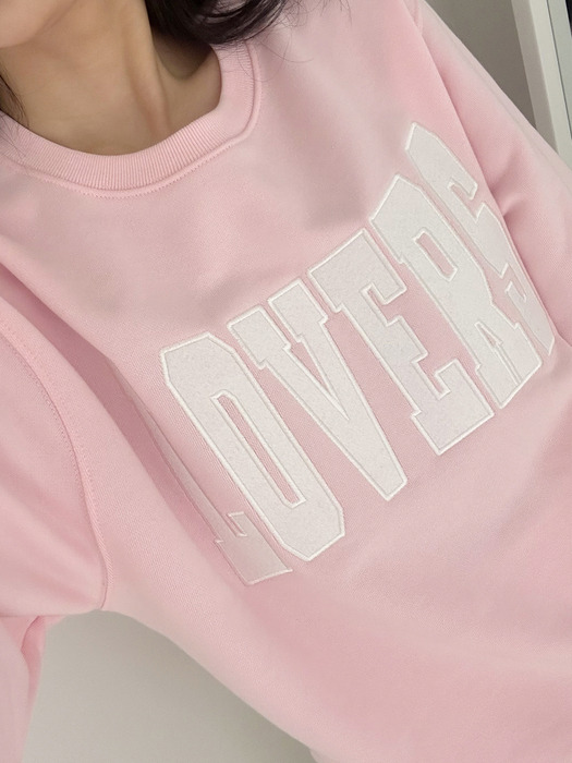 LOVERS Sweatshirt(러버스)_LIGHT PINK