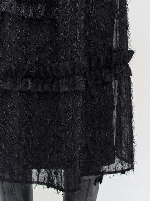 PAVONE DRESS(BLACK)