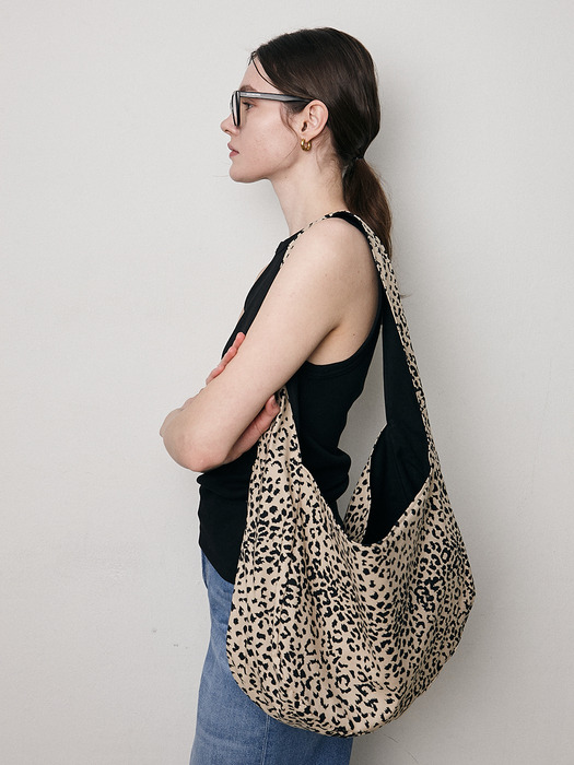 Leopard Big Hobo Bag_3color (Reversible)