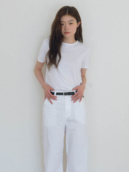 Basic Cotton T-shirt - Ivory