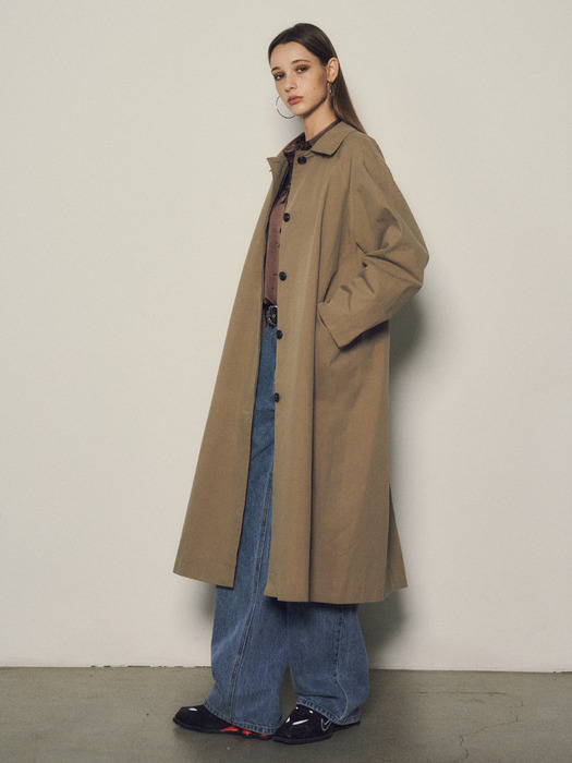 Florence Maxi Long Mac Trench Coat_CTO121(Beige)