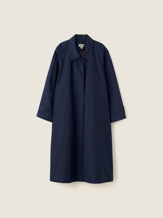 Row Trench Coat (Navy)