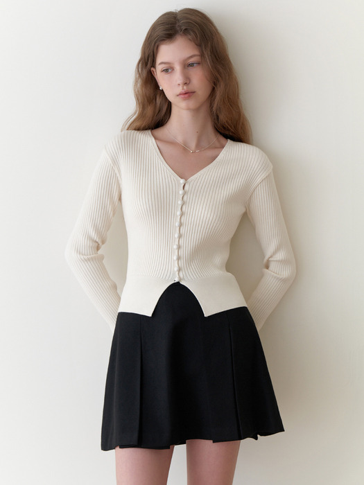 Liatris knit cardigan (ivory)