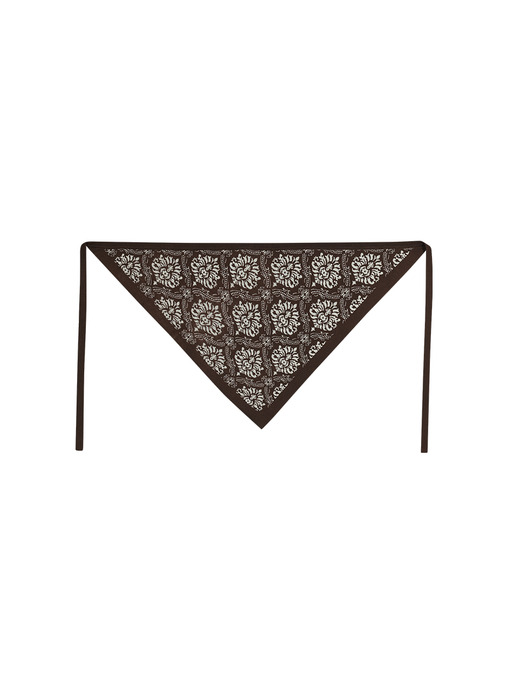 TWO WAY JACQUARD CAPE KNIT [BROWN]