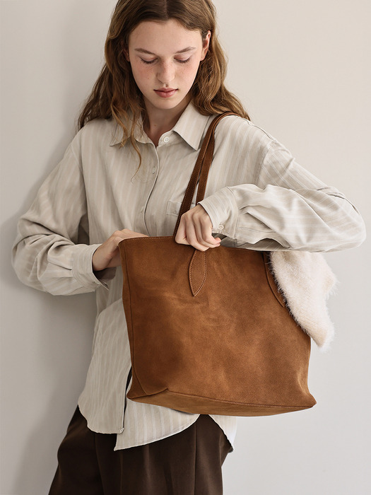 Kevin suede bag (camel)