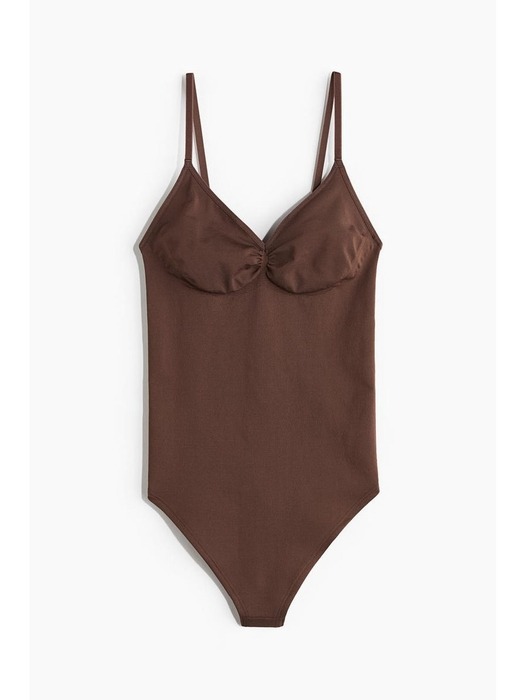 쉐이핑 Thong 바디수트 Sculpting 다크 브라운 1218329005