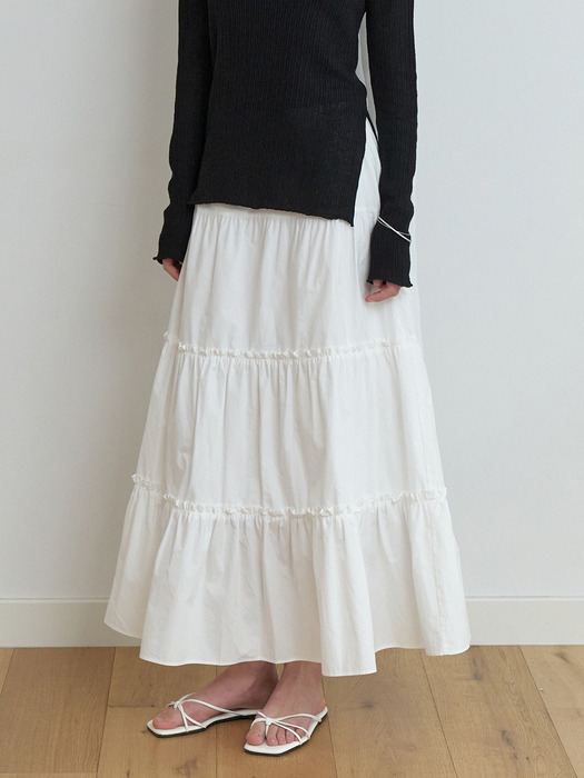 [16th] Melon balm skirt (white)