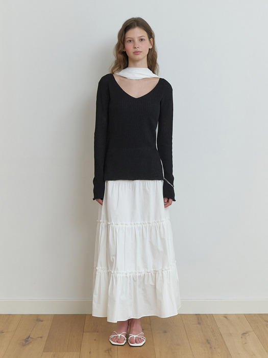 [16th] Melon balm skirt (white)