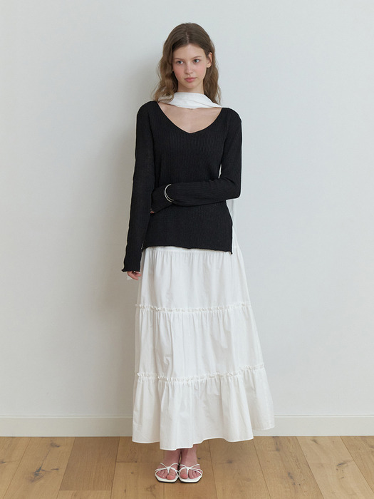 [16th] Melon balm skirt (white)