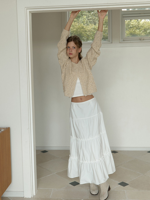 [16th] Melon balm skirt (white)