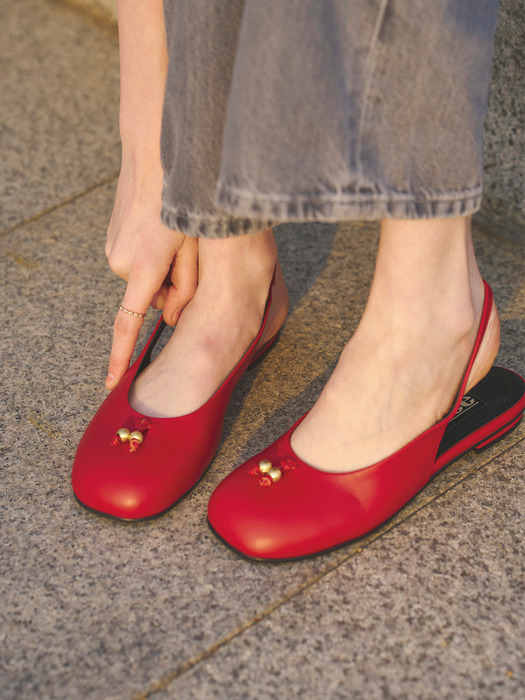 리리 구슬 슬링백 RIRI MARBLE SLING-BACK - 3color