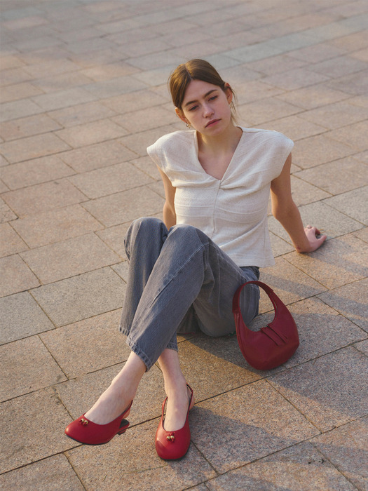 리리 구슬 슬링백 RIRI MARBLE SLING-BACK - 3color