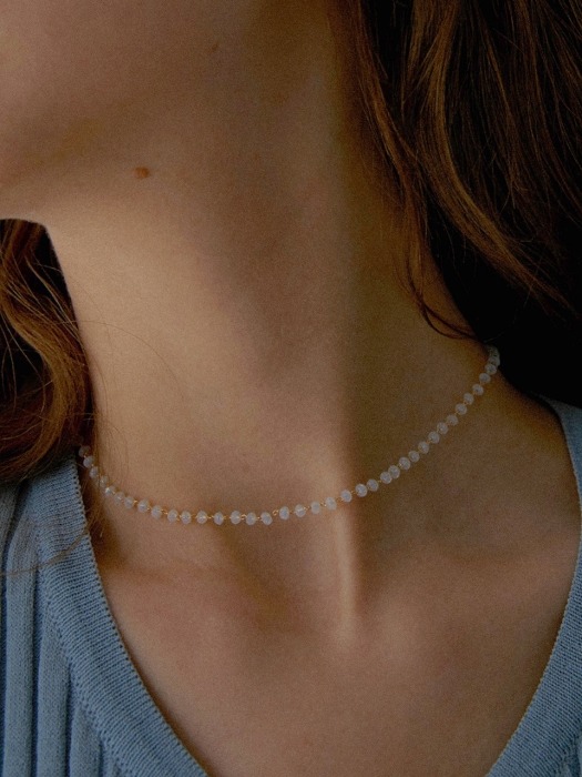 simple beads necklace (choker)