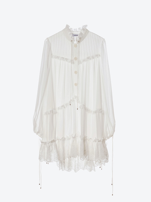 Victorian Lace-Trim Mini Dress_UWS-SS12
