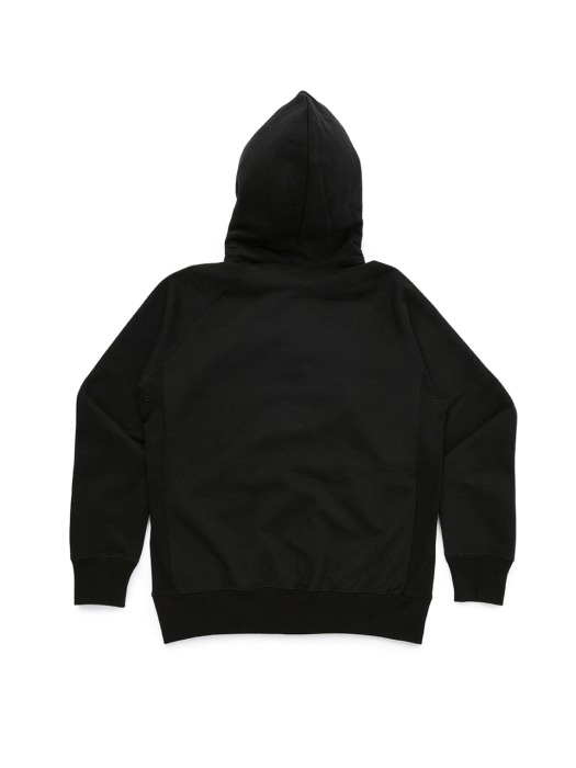 Let Us Zip Up Hood / Black