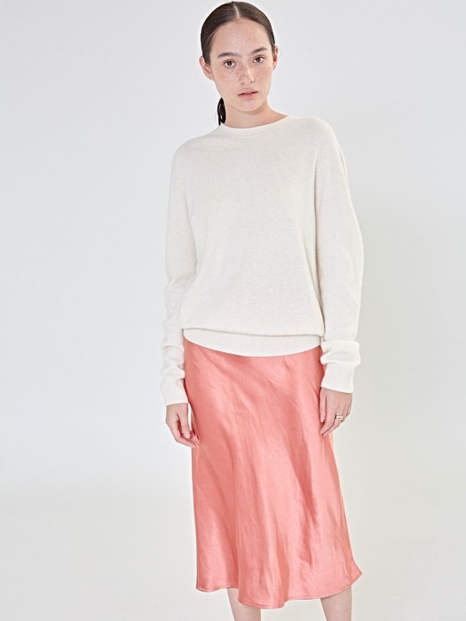 CORAL GEORGINA SATIN BANDING SKIRT