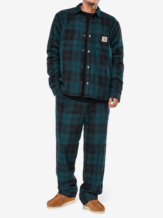 PULFORD PANT_PULFORD CHECK/DUCK BLUE