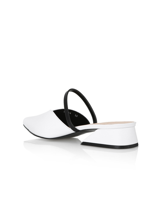 Y.00 Choker Y Mules / YY20S-S38 WHITE