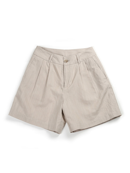 COZY LINEN SHORTS_IVORY(W)