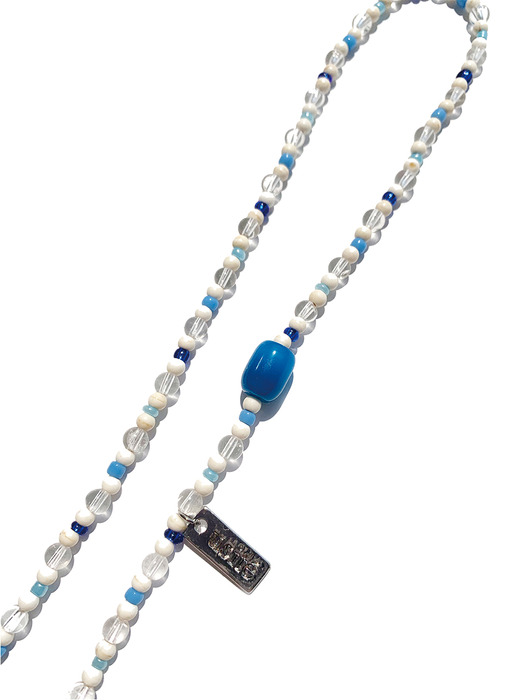 Blue Water Beading Necklace