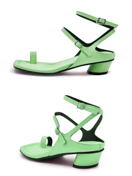 1305 Elias Double Strap Sandal-neon green