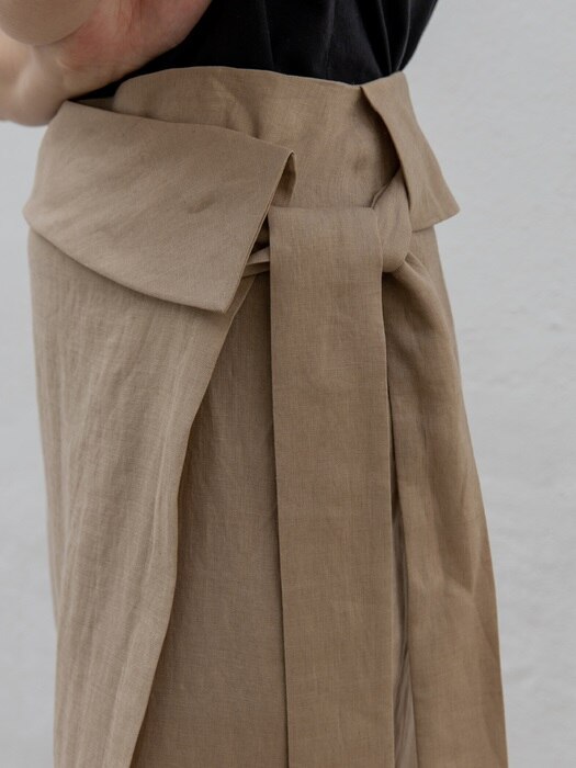 Linen Wrap Skirt (2 Colors)