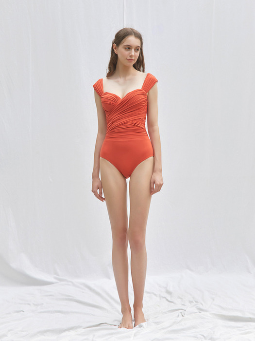 Mermaid Swimsuit Tangerine